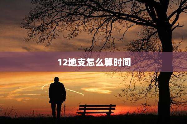 12地支怎么算时间