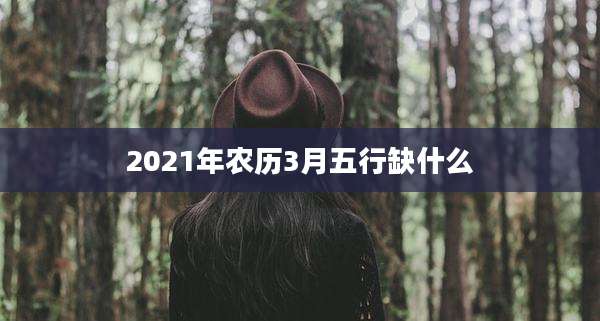 2021年农历3月五行缺什么