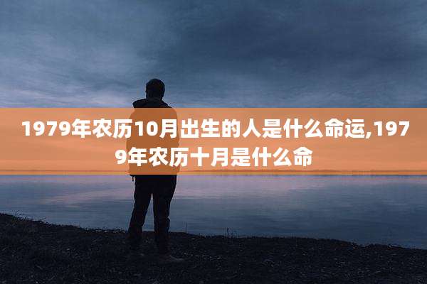 1979年农历10月出生的人是什么命运,1979年农历十月是什么命