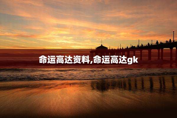 命运高达资料,命运高达gk