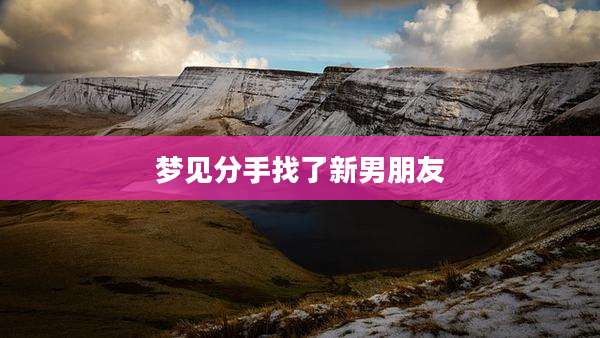 梦见分手找了新男朋友