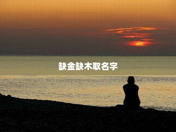 缺金缺木取名字