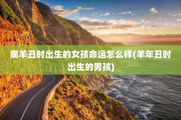 属羊丑时出生的女孩命运怎么样(羊年丑时出生的男孩)