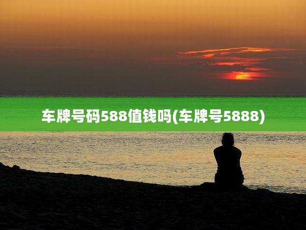 车牌号码588值钱吗(车牌号5888)