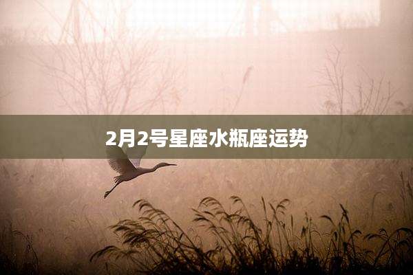 2月2号星座水瓶座运势