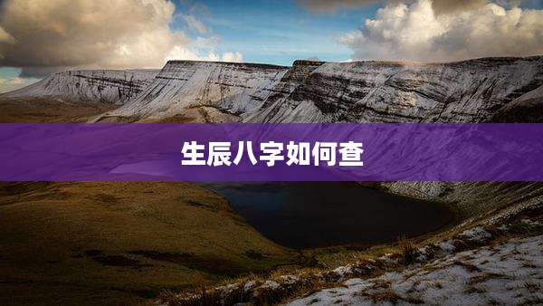 生辰八字如何查