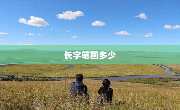 长字笔画多少