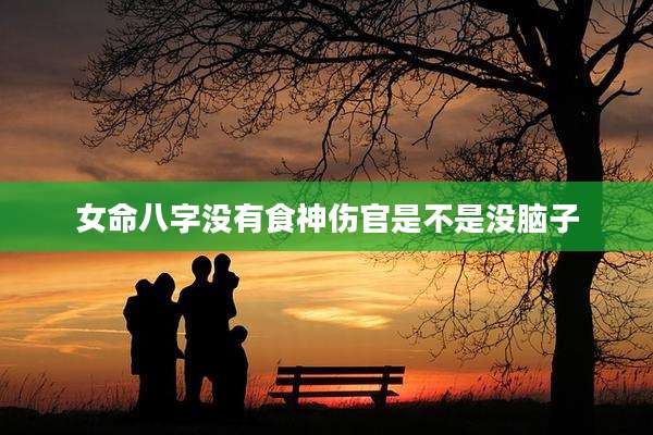 女命八字没有食神伤官是不是没脑子
