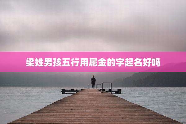 梁姓男孩五行用属金的字起名好吗