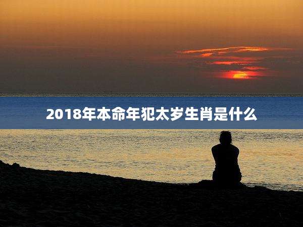 2018年本命年犯太岁生肖是什么