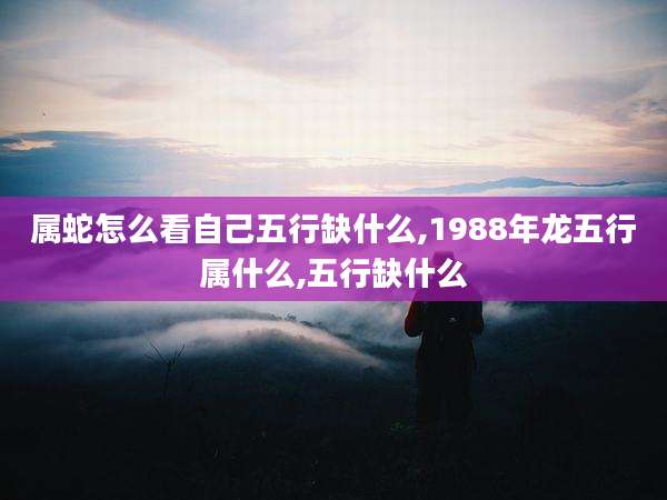 属蛇怎么看自己五行缺什么,1988年龙五行属什么,五行缺什么