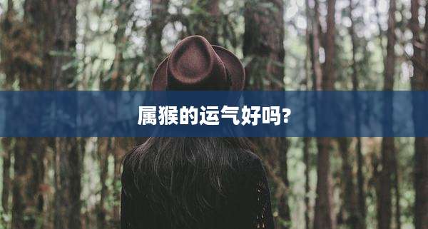 属猴的运气好吗?