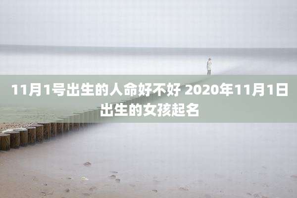 11月1号出生的人命好不好 2020年11月1日出生的女孩起名