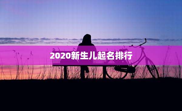 2020新生儿起名排行