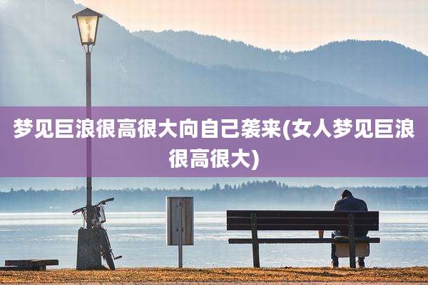 梦见巨浪很高很大向自己袭来(女人梦见巨浪很高很大)