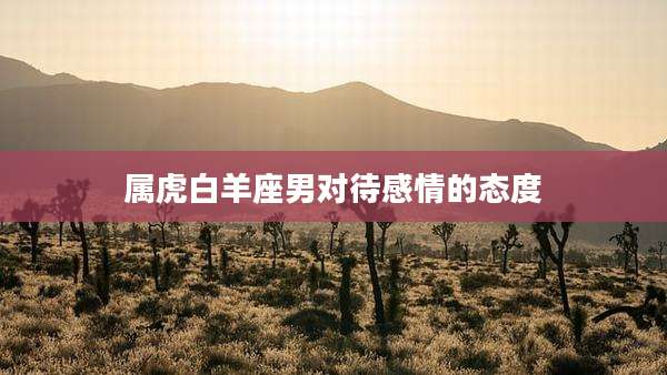 属虎白羊座男对待感情的态度
