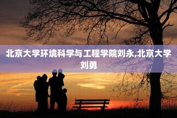 北京大学环境科学与工程学院刘永,北京大学刘勇