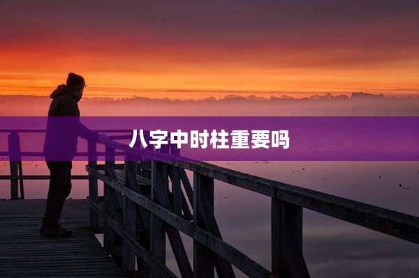 八字中时柱重要吗