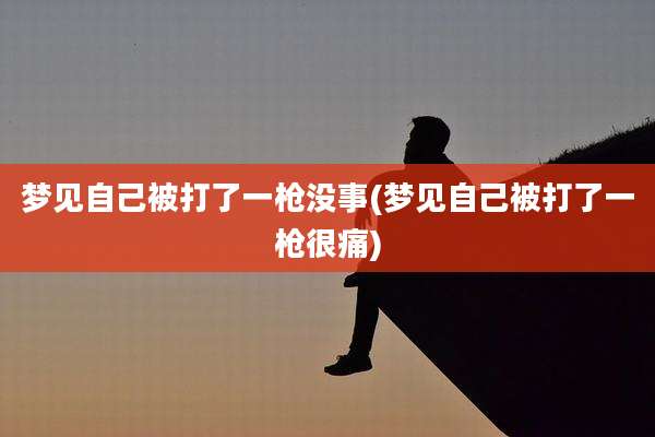 梦见自己被打了一枪没事(梦见自己被打了一枪很痛)