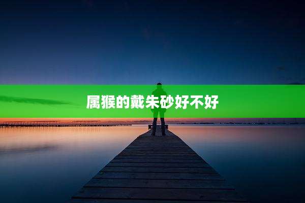 属猴的戴朱砂好不好