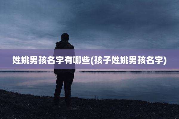 姓姚男孩名字有哪些(孩子姓姚男孩名字)