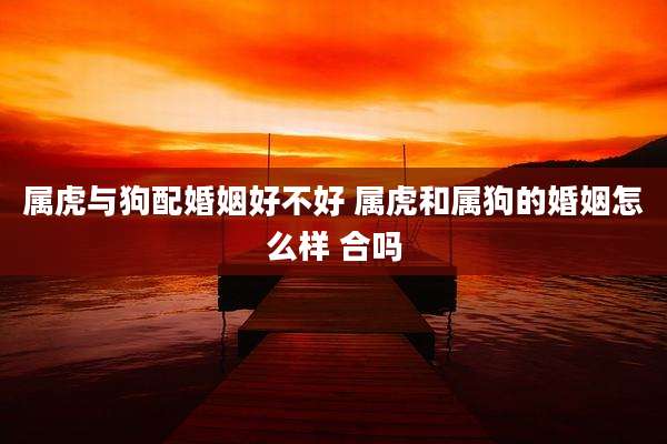 属虎与狗配婚姻好不好 属虎和属狗的婚姻怎么样 合吗