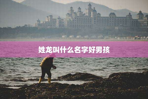 姓龙叫什么名字好男孩