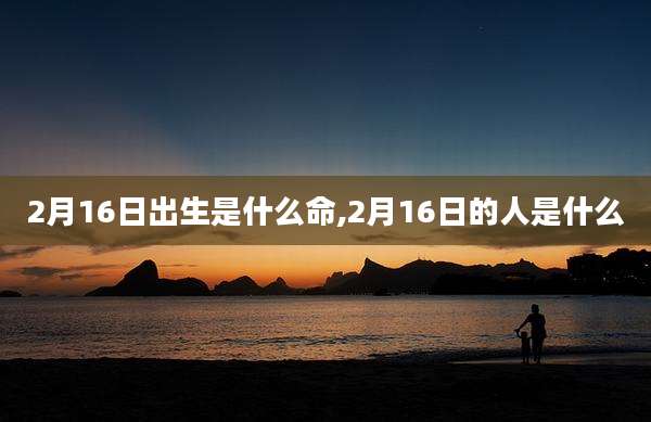 2月16日出生是什么命,2月16日的人是什么