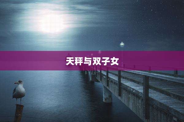 天秤与双子女