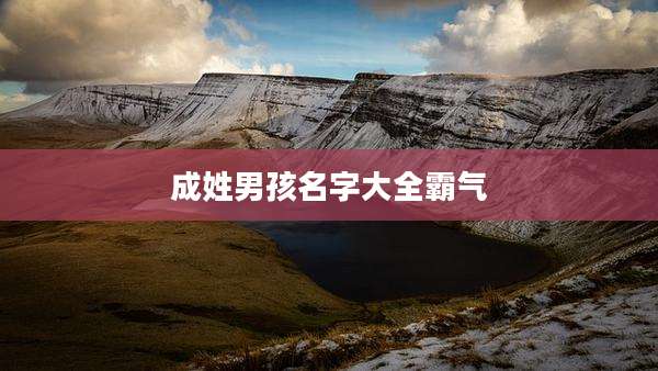 成姓男孩名字大全霸气