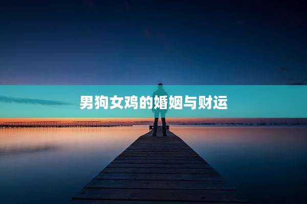 男狗女鸡的婚姻与财运