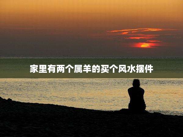 家里有两个属羊的买个风水摆件