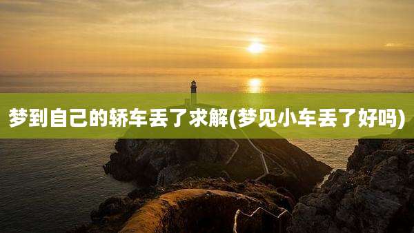 梦到自己的轿车丢了求解(梦见小车丢了好吗)