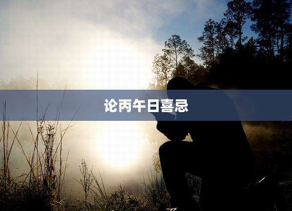 论丙午日喜忌