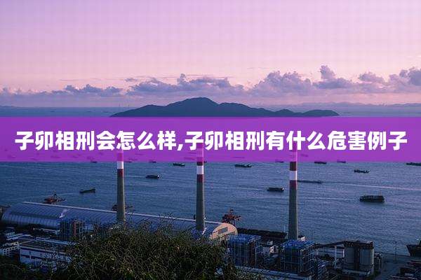 子卯相刑会怎么样,子卯相刑有什么危害例子