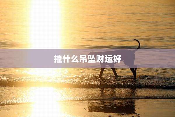 挂什么吊坠财运好