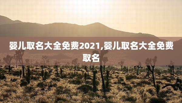 婴儿取名大全免费2021,婴儿取名大全免费取名