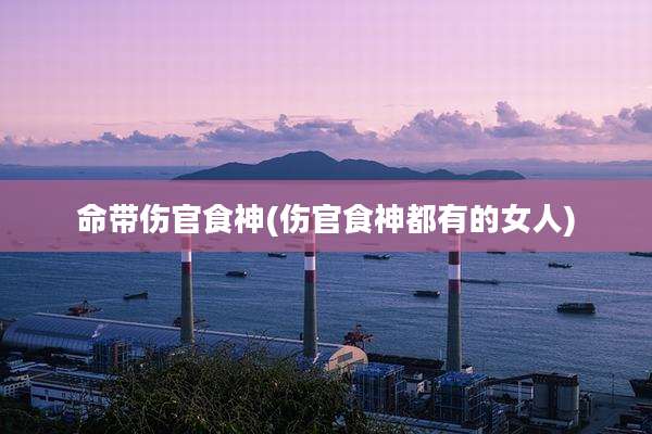 命带伤官食神(伤官食神都有的女人)