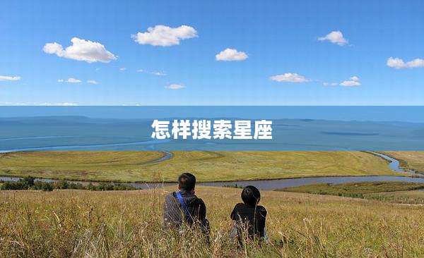 怎样搜索星座