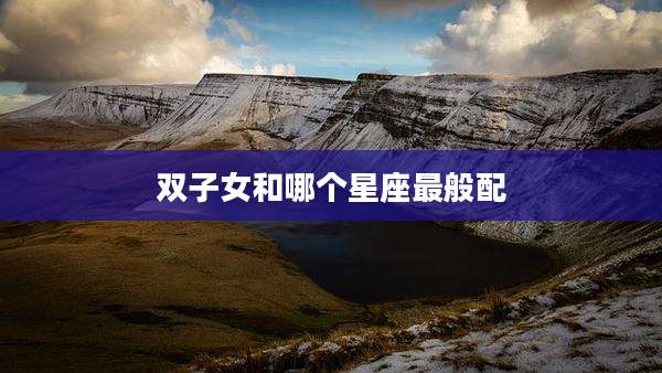 双子女和哪个星座最般配