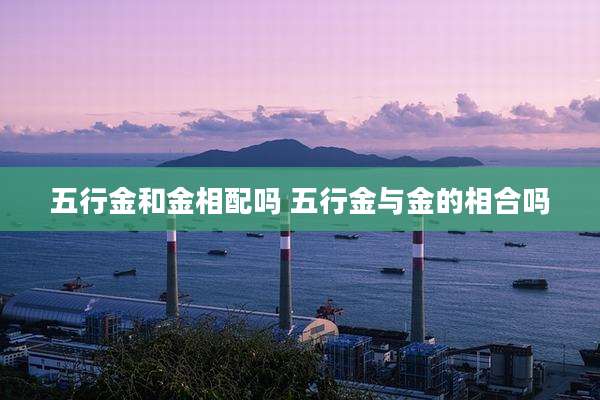 五行金和金相配吗 五行金与金的相合吗