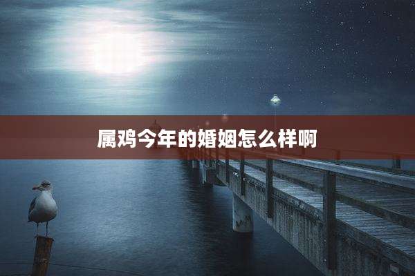 属鸡今年的婚姻怎么样啊