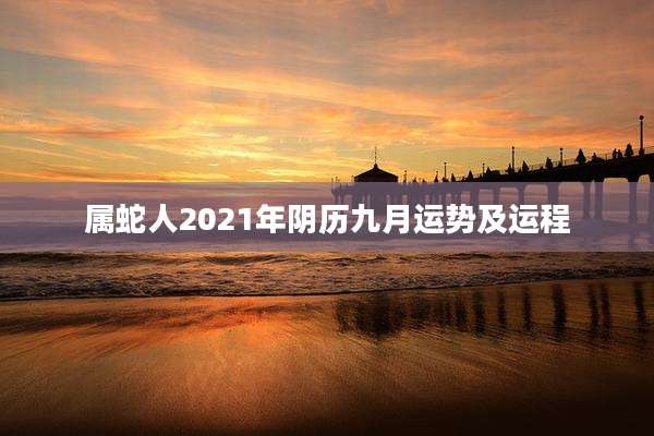 属蛇人2021年阴历九月运势及运程
