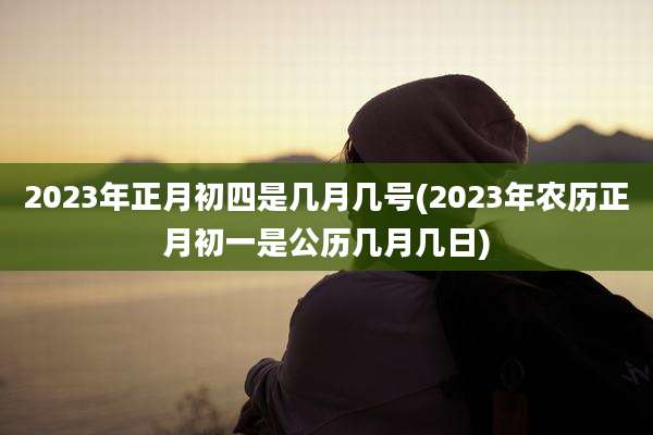 2023年正月初四是几月几号(2023年农历正月初一是公历几月几日)