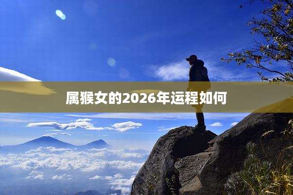 属猴女的2026年运程如何