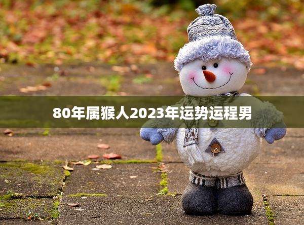 80年属猴人2023年运势运程男
