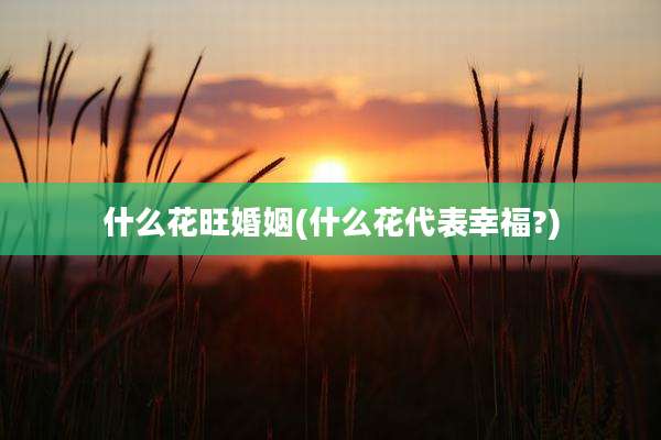 什么花旺婚姻(什么花代表幸福?)