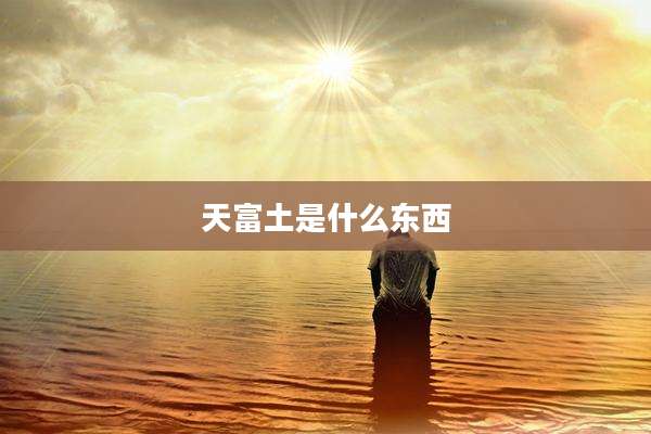 天富土是什么东西