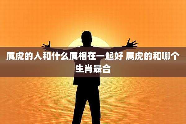 属虎的人和什么属相在一起好 属虎的和哪个生肖最合
