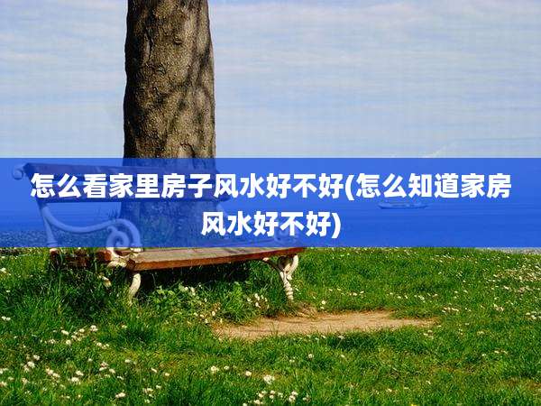 怎么看家里房子风水好不好(怎么知道家房风水好不好)